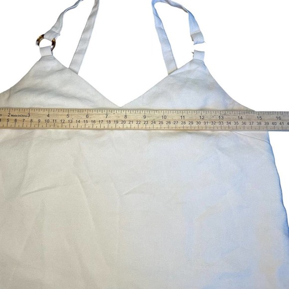 TOPSHOP Tan Neutral Tilda Ring Camisole Top Size 2 - Picture 7 of 9